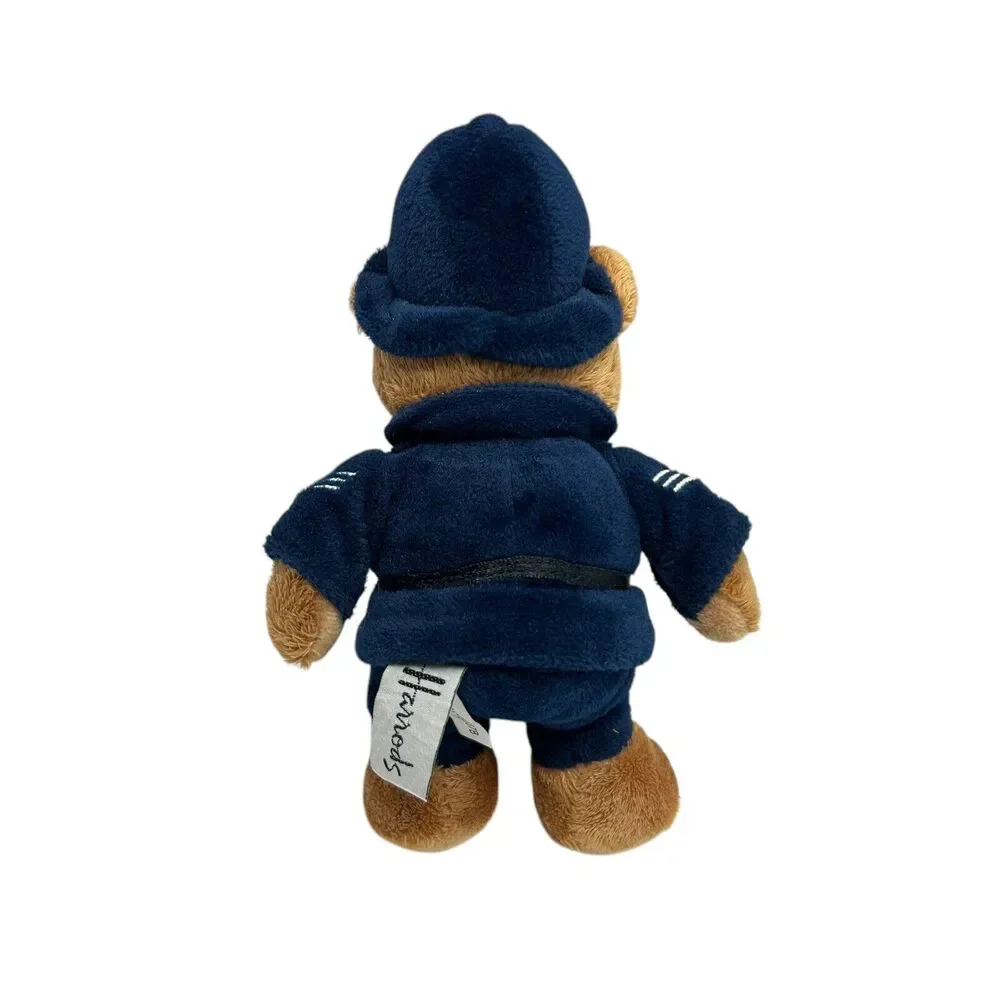 Harrods Knightsbridge London Bobby Police Teddy Bear Bean Plush Stuffed Animal